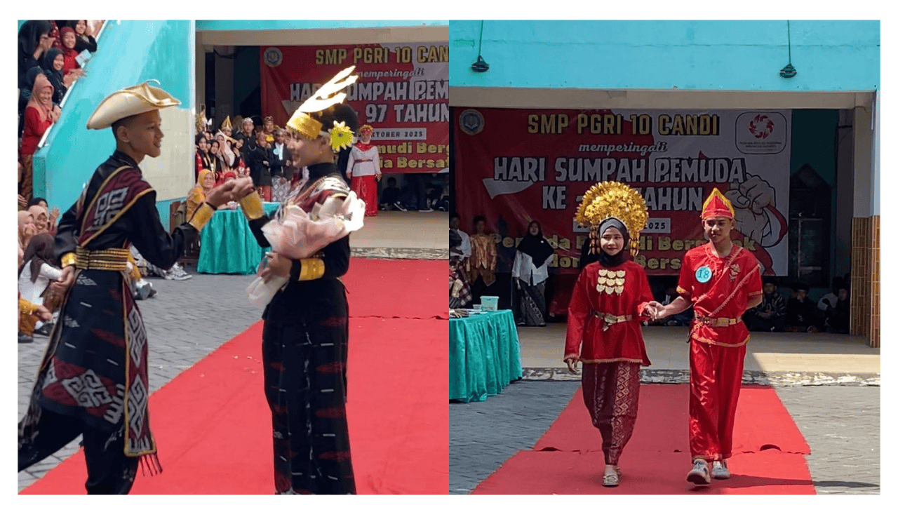 SMP PGRI 10 Candi Peringati Hari Sumpah Pemuda ke - 97